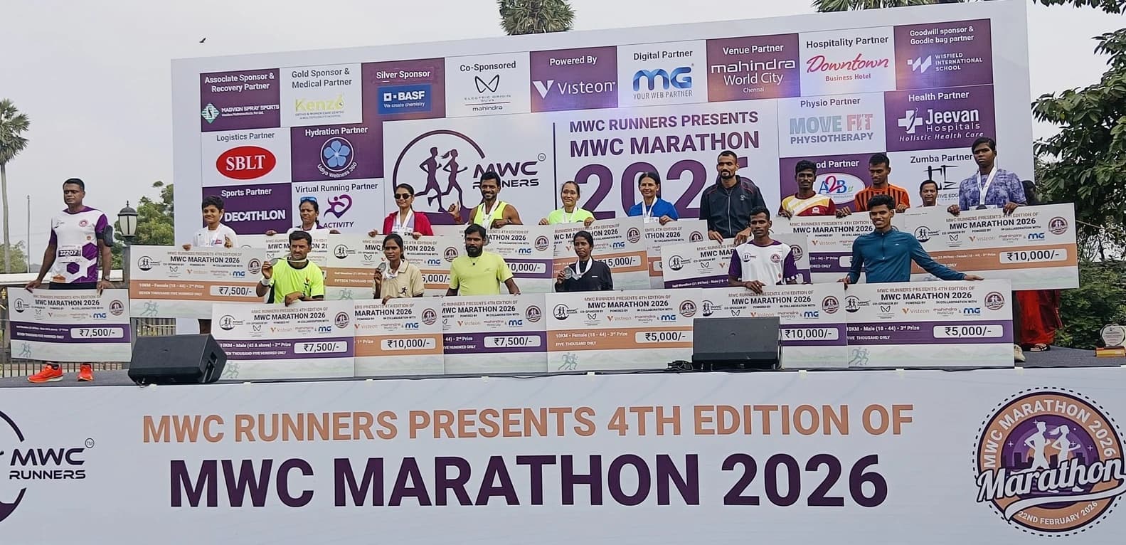 Mahindra World City Chennai Successfully Hosts 4th Edition of MWC Marathon 2026
