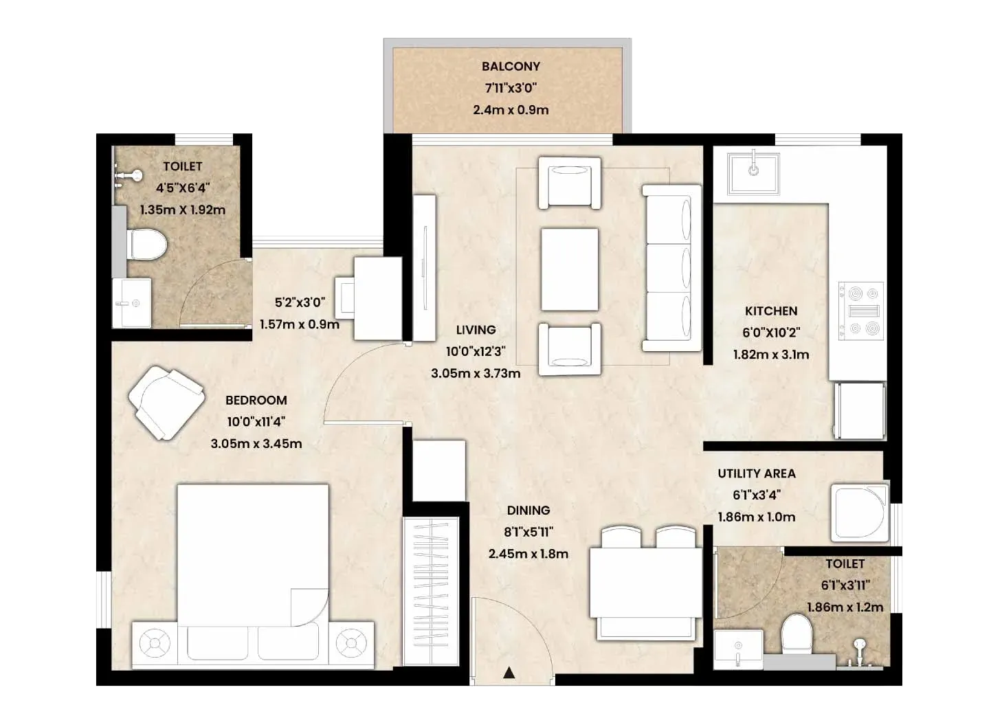 1BHK_plan