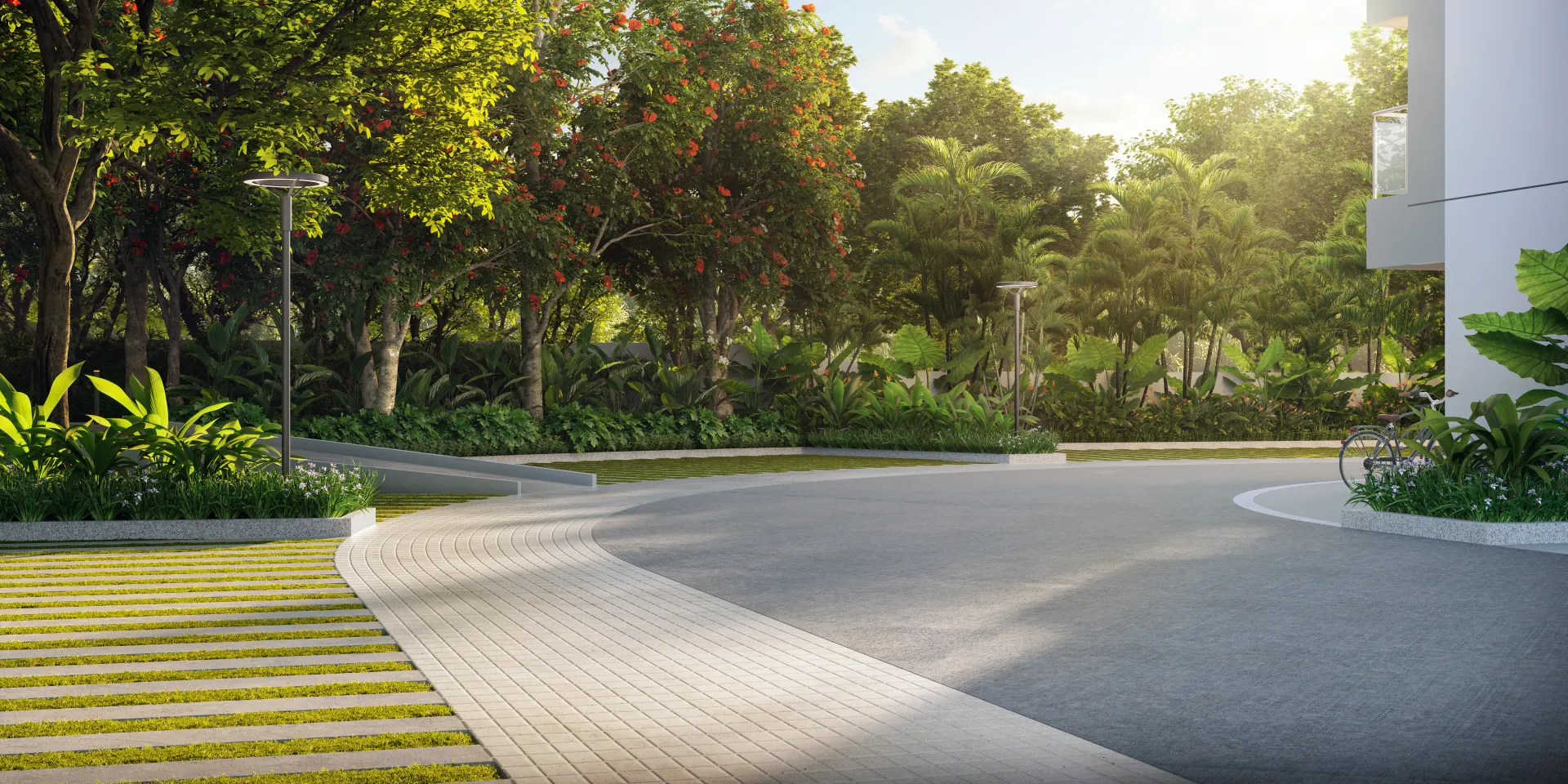 Jogging tracks