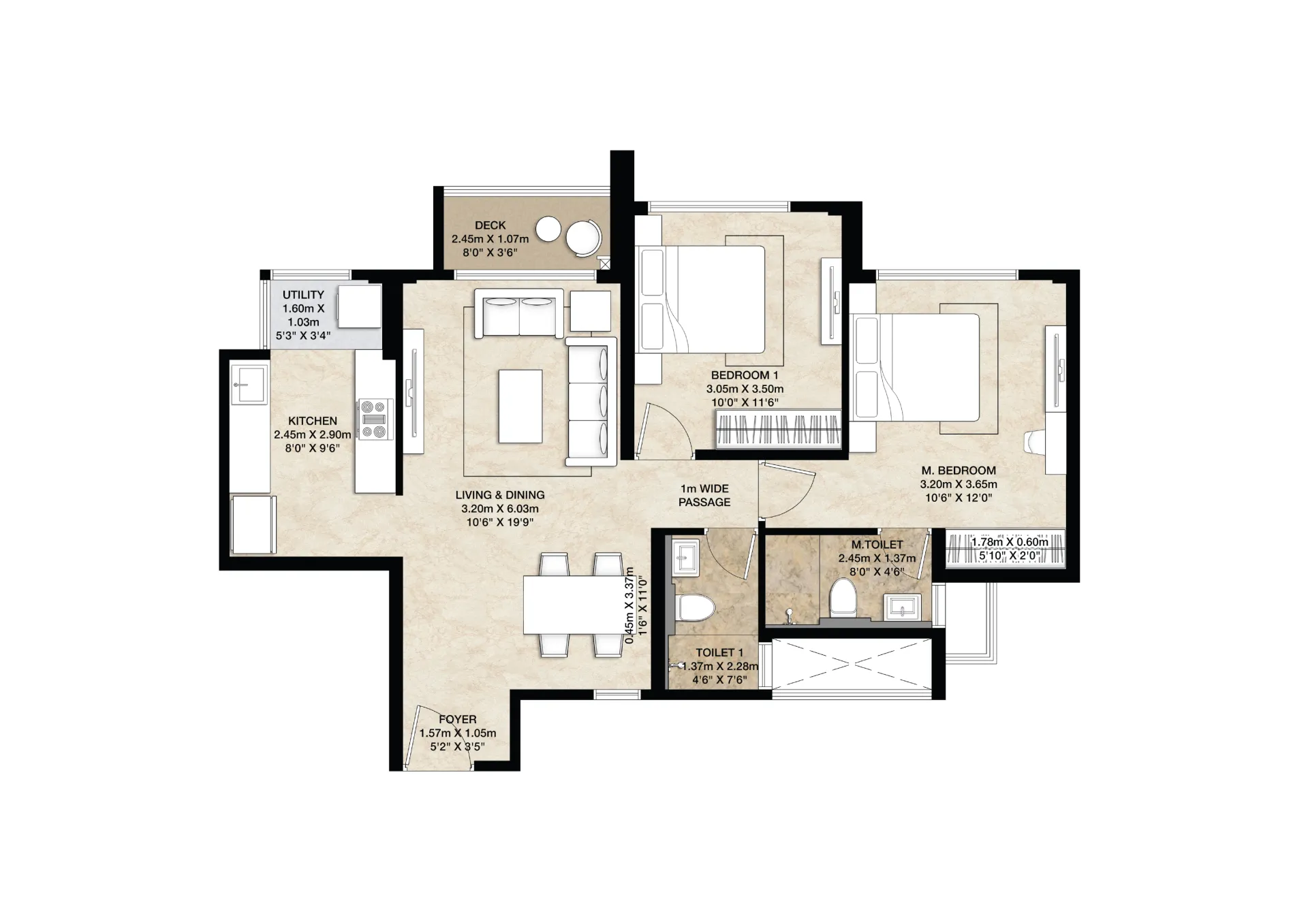 2BHK