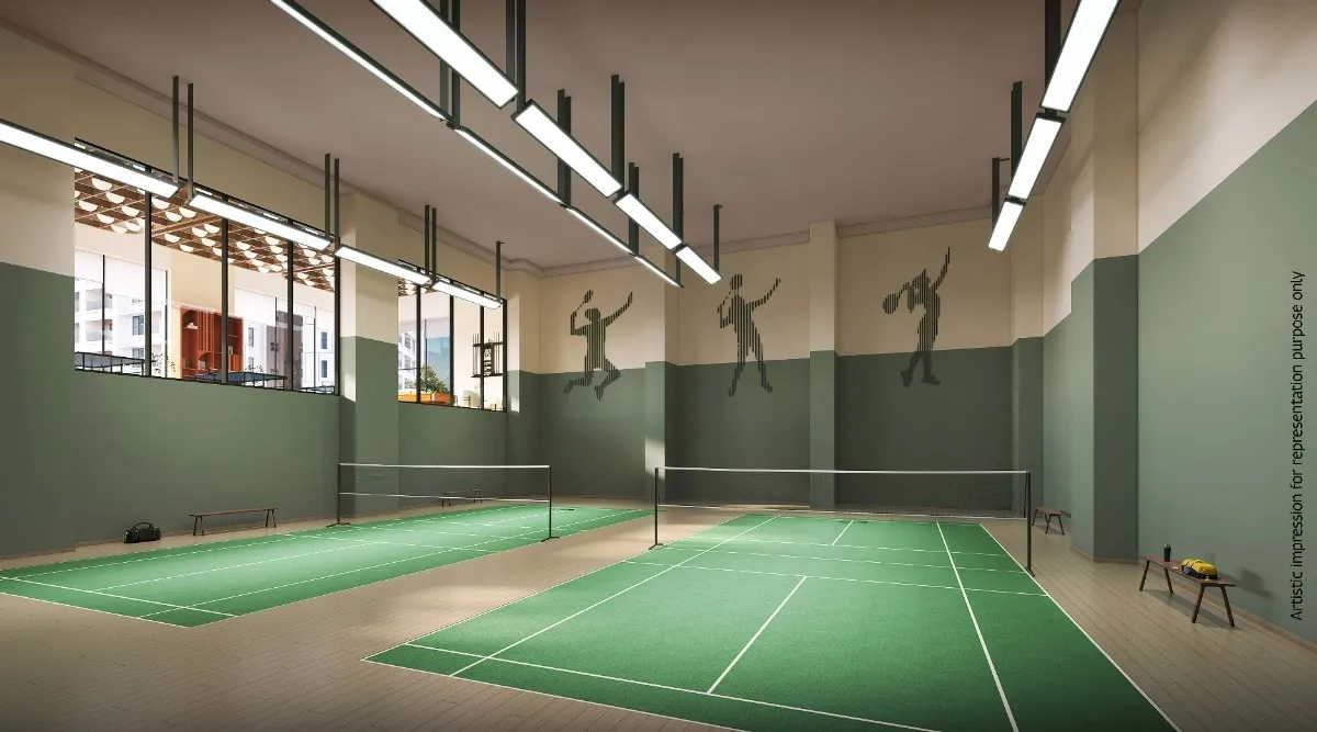 Twobadmintoncourt